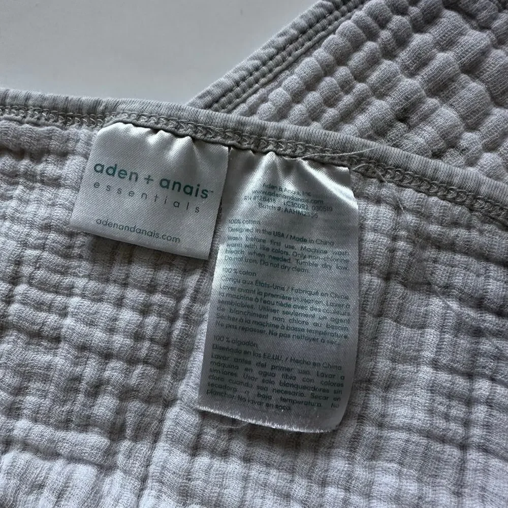 Aden + Anais Muslin Burp Cloths - Star Print - 2 Piece Set